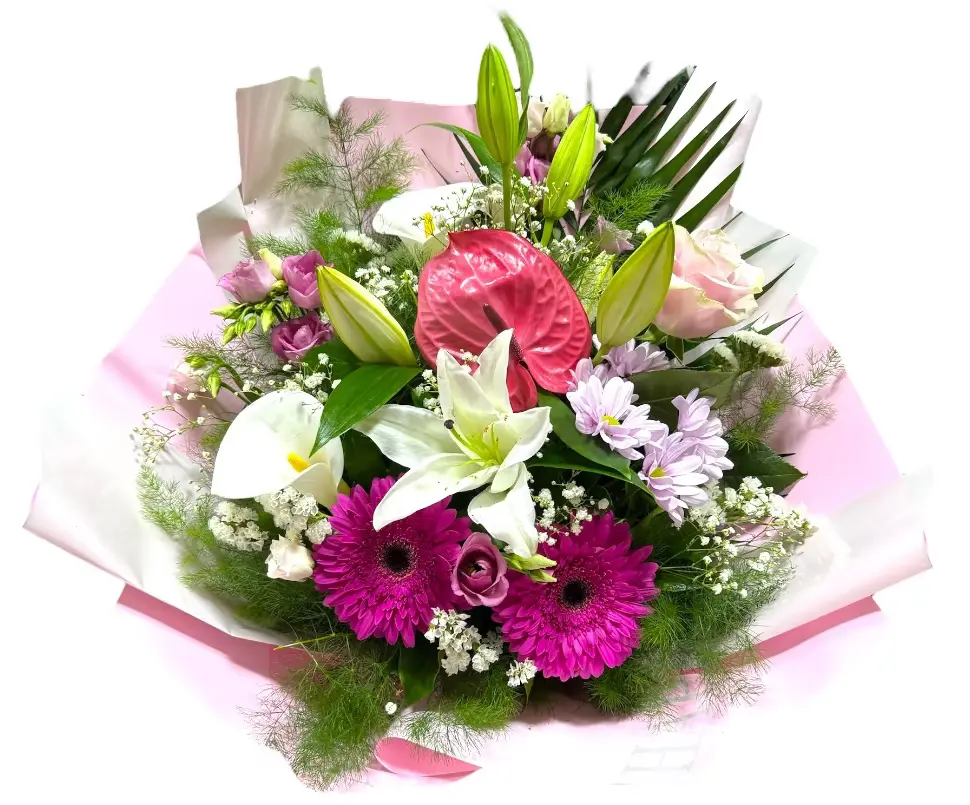Слика на Букет полски на розево
