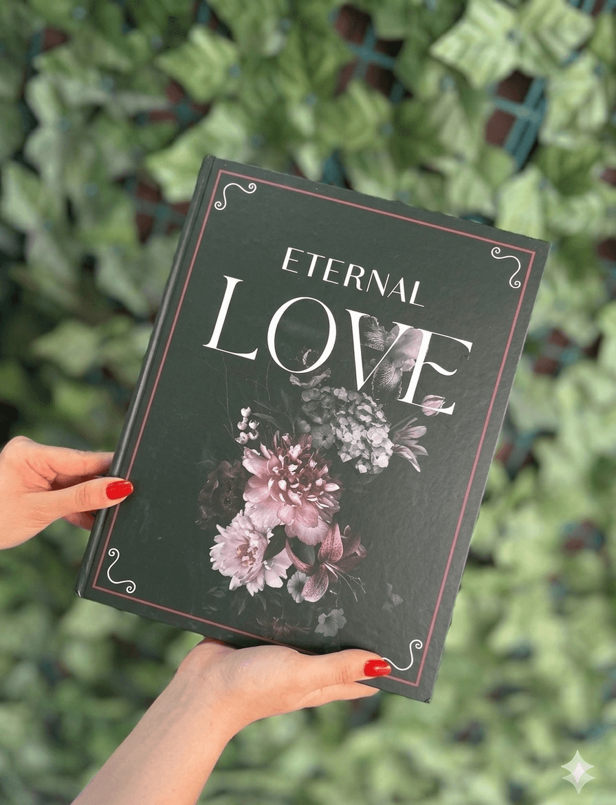 Цветна Книга со Кали и Хризантеми – Елегантно Аранжиран — 2